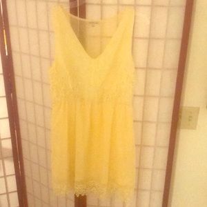 Yellow summer dress